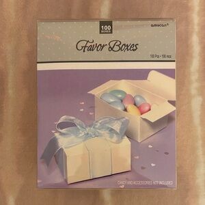 Amscan White Favor Boxes